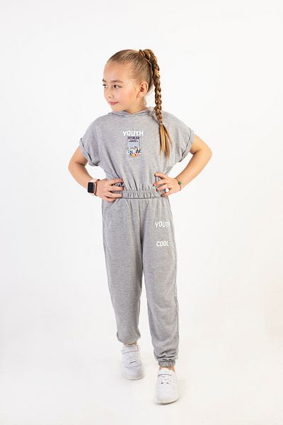 Harika KIDS طقم علوي وسفلي بغطاء للرأس للفتيات