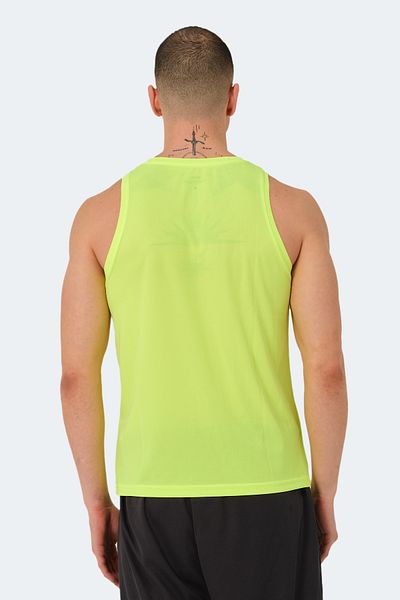 Slazenger Men's Neon Yellow Tank Top - RAIS