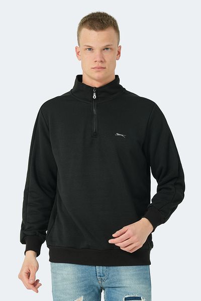 Slazenger Ανδρικό μαύρο φούτερ - SAMMY IN
