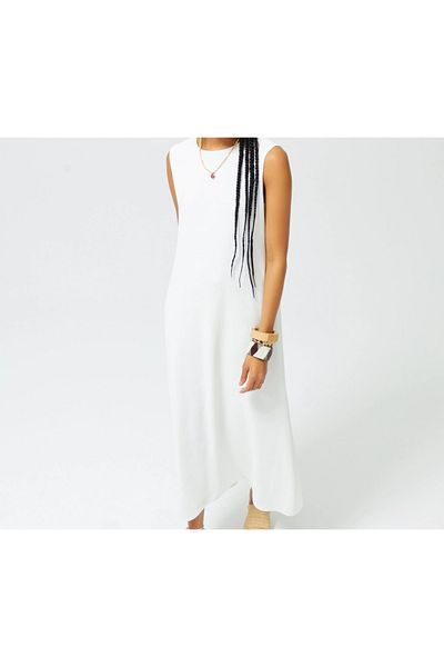 Puane Women's Sleeveless Long Dress Underwear 10222