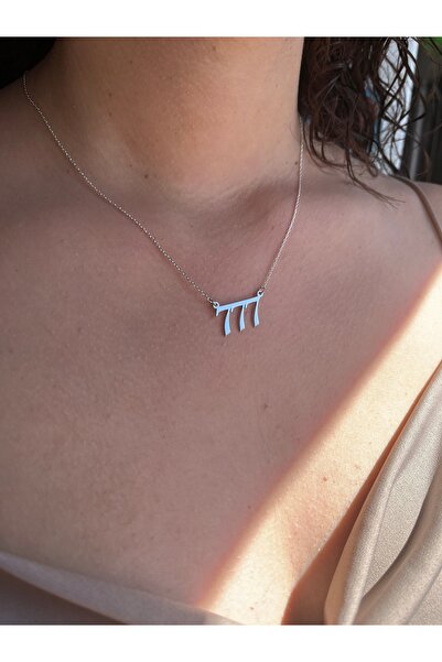 Genel Markalar 777 Kolye - 925 Ayar Gümüş 777 Kolye -gümüş 777 Kolye - 777 Ko...