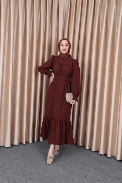 HB MODA COLLECTİON Μουσουλμανικό φόρεμα με μανίκια