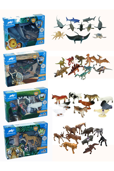 cayenna Animal Planet Çiftlik, Vahşi , Okyanus ve Jurassic World Hayvanları F...