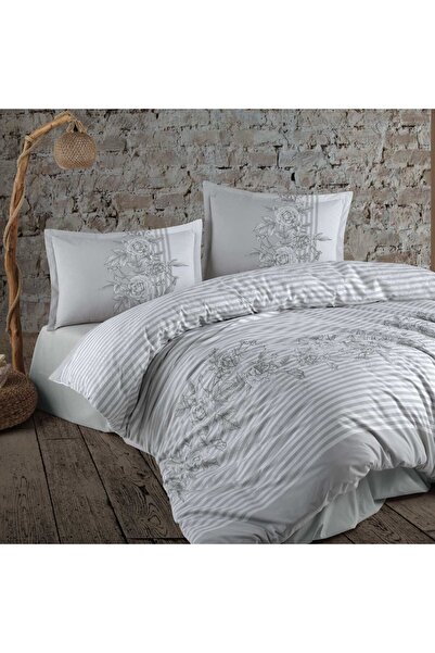 Clasy ÇİFT KİŞİLİK NEVRESİM TAKIMI LATINA V1 GRİ