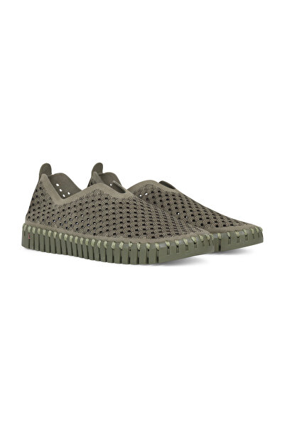 Ilse Jacobsen ARMY FLATS TULIP3275 - YEŞİL KADIN AYAKKABISI
