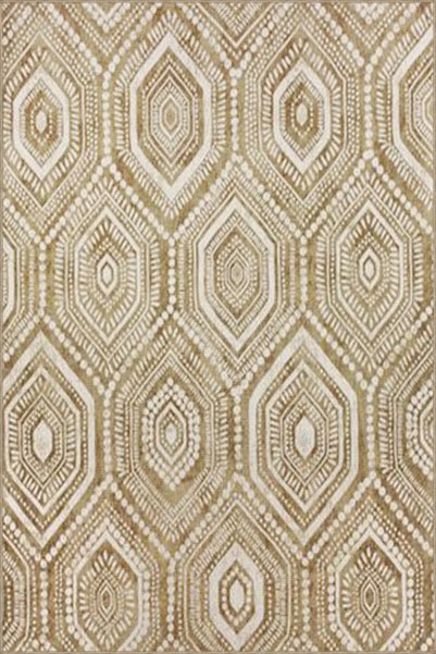 Rugs Modern Halı Декоративен килим в ретро стил с традиционни десени в бежови...