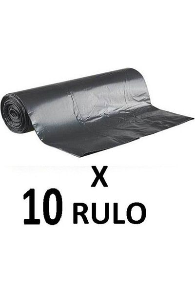 Kumsal Mutfak Jumbo Size Black Trash Bag - Industrial, 350g, 10 Rolls
