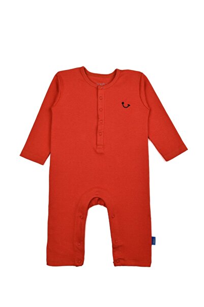 yeyyu Organik Pamuklu Uzun Kol Bebek Tulum