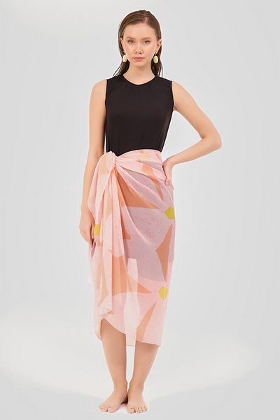 ALFASA Patterned Skirt Pareo