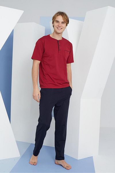 KLY 2207 BATTAL MIDI LAPEL ΣΕΤ ΠΙΤΖΑΜΑ