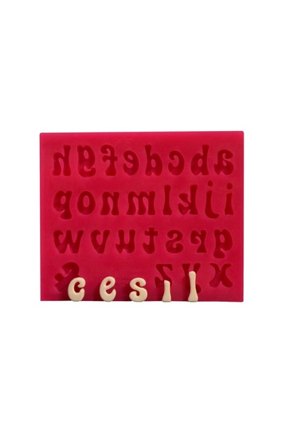 Genel Markalar Silikon Kalıp Alfabe Küçük Harf