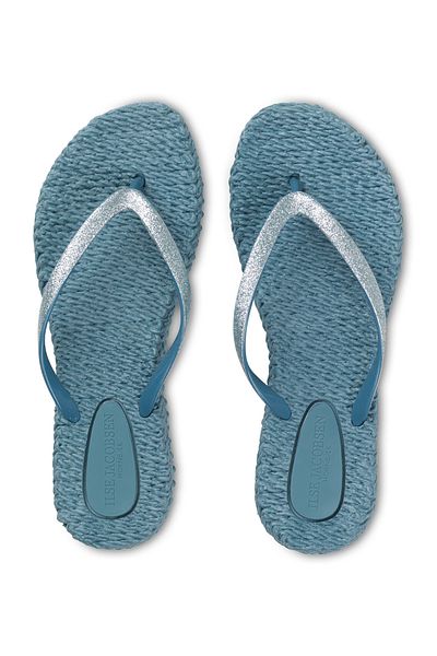 Ilse Jacobsen LICHEN BLUE CHEERFUL01 - ȘLAPI ALBASTRU ARGINTII