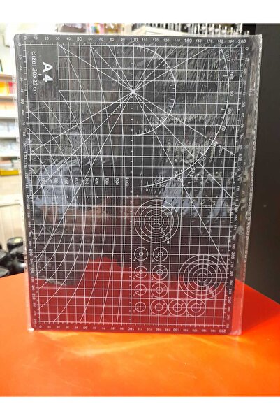gebzeli Kesim Matı Kesim Altlığı A4 Ebatında Siyah Çift Taraflı 30*22cm Kalın...