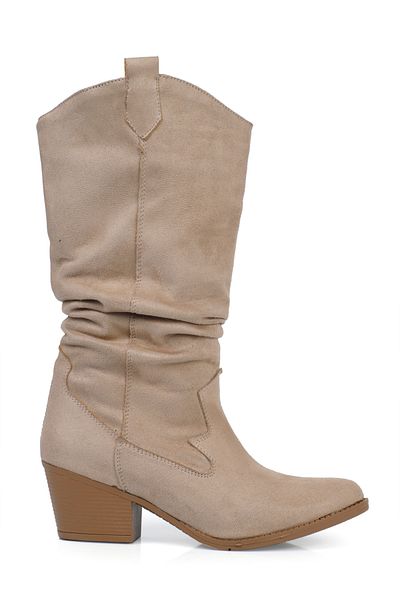Capone Outfitters Cowboy-Damenstiefel mit spitzer Zehenpartie