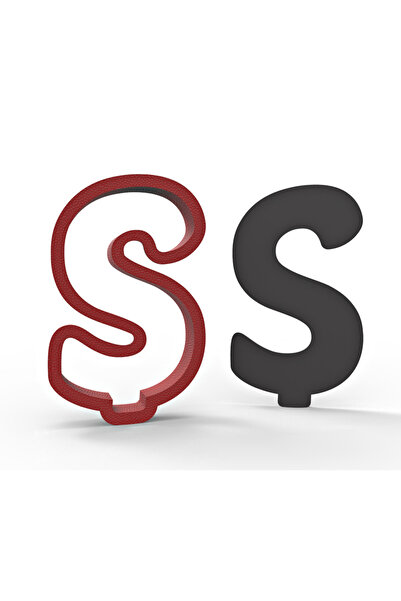 Butedo Ş Harfi Kurabiye Kalıbı