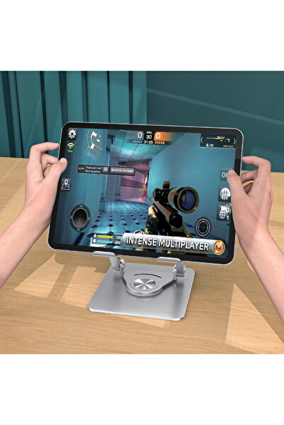 SKYLOONG Επαγγελματική βάση αλουμινίου για φορητούς υπολογιστές - Αντιολισθητική βάση 360 μοιρών, 12,9 CT-31