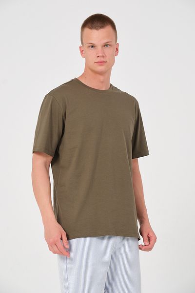 Rich Men's 100% Cotton Oversize T-Shirt Basic Crew Neck Short Sleeve T-Shirt