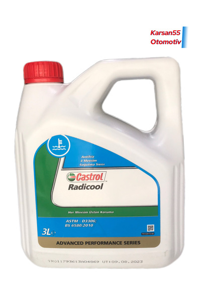 CASTROL RADİCOOL 4 MEVSİM ANTİFRİZ 3LT YENİ AMBALAJ 2023