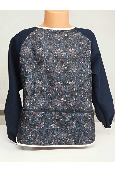 YARAR TEKSTİL Boyama Önlüğü Kolları Lastikli Arka Çırtlı 6-10 Yaş 12 Paket