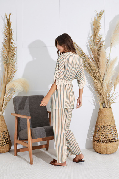 Sevim 15528  3 LÜ PİJAMA TAKIM