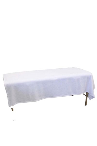 Bol Ticaret Tekstil 150x220 Cm Prosop Targa Masaj Spa Alb Cu Borduri Gri