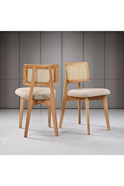 Mobilya Dükkanım Yonca Hasırlı Sandalye HDR1356