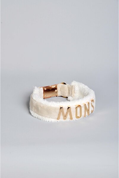 Pawsim İsimli Köpek Tasması ( TASMA + GEZDİRME KAYIŞI SET ) İsime Özel Köpek Tasması , Peluş Köpek Tasması