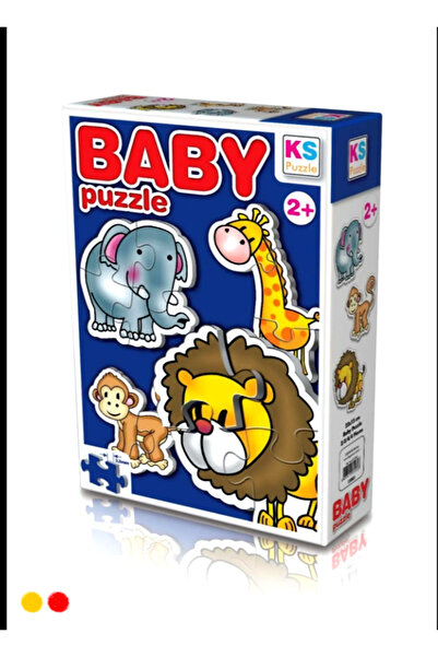 OMZ Wild Animals 2+3+4+4 Pieces Puzzle Girl Child Boy Toy Intelligence Skill ...