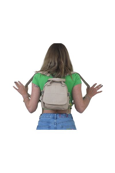 KRISTE BELL Soft Leather Backpack and Crossbody Bag