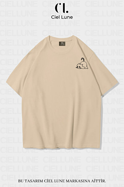 NEVERMIND Unisex Femei Bărbați Minimalist Cat Printed Design Special Tricou o...