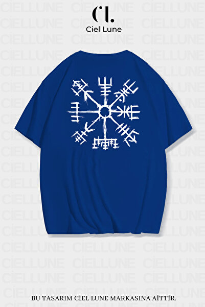 NEVERMIND Unisex Femei Bărbați Viking Compass Vegvisir Printed Special Design...