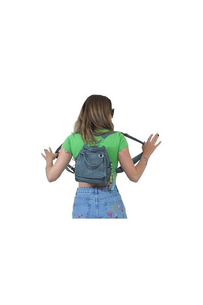 KRISTE BELL Rucsac din piele moale și geantă crossbody