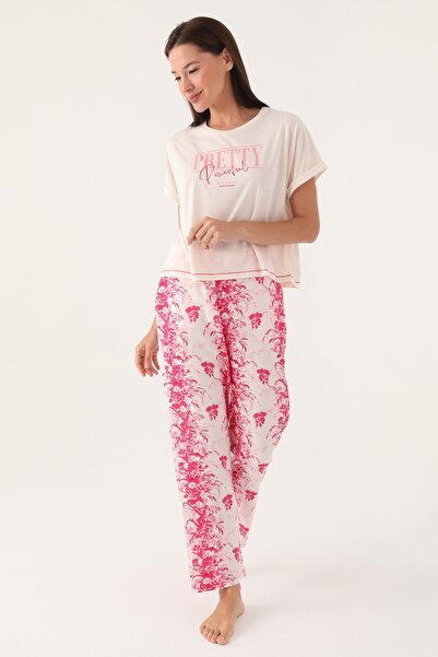 Pierre Cardin New Season Short Sleeve Women's Pajama Set