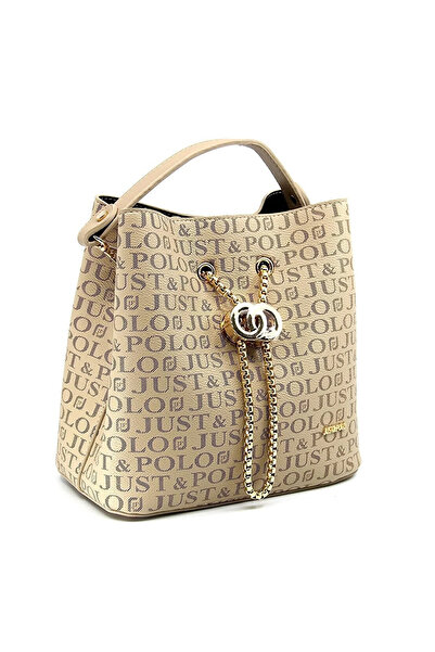 Just Polo حقيبة كتف نسائية مكونة من 6 أقسام