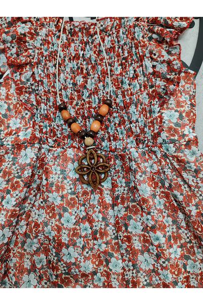 Beray Bebe Floral Chiffon Girl's Dress