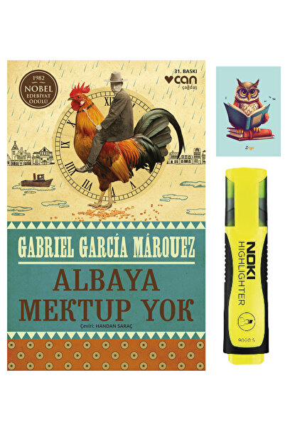 Can Çocuk Albaya Mektup Yok - Gabriel García Márquez -Can Yayınları-Sarı Fosf...