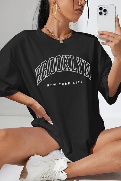 Revasser Unisex Black Brooklyn Oversize