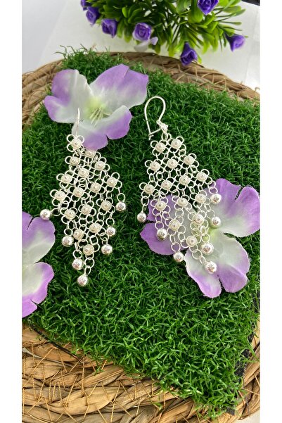 Midyat Artuklu Gümüşçülük Telkari Kişniş Modeli Gümüş Küpe