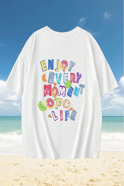 Revasser Unisex φούτερ "Enjoy Every Oversize".