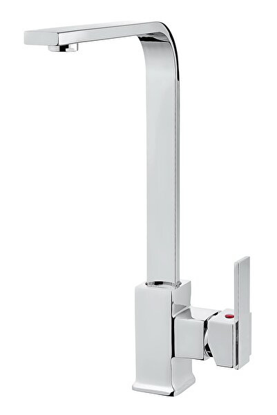 Pirinç Vilas Trento Bella High Heavy Body Square Kitchen Sink Faucet