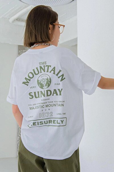 Revasser Femei Black Mountain Printed Oversize