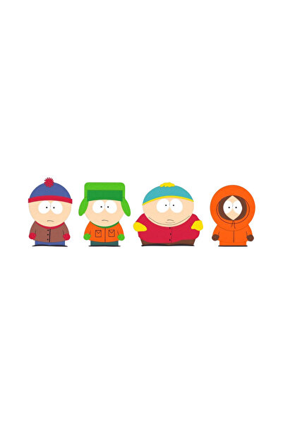 HMNL 15 x 5 cm Southpark Sticker Motor Araba Kask Laptop Sticker