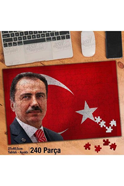 Genel Markalar Asil Hobi Türk Bayrağı Ve Muhsin Yazıcıoğlu Yapboz - Ayak Dest...