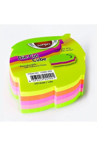 Noki Memo Leaf Shaped 5 Colors 250 Pages No:12360