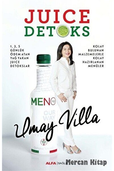 Alfa Yayınları Umay Villa Juice Detoks Sağlık Tıp Kitabı Türkçe Ciltsiz