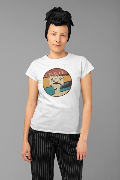 ErTaPassage Nivel alb cu imprimeu Femei tricou - T4561638