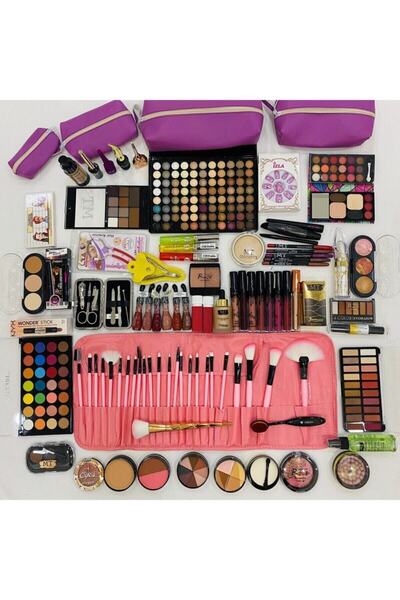 Makeuptime Makyaj Seti Full Çeyiz Seti Herşey Bu Pakette Modern Tasarım 431550