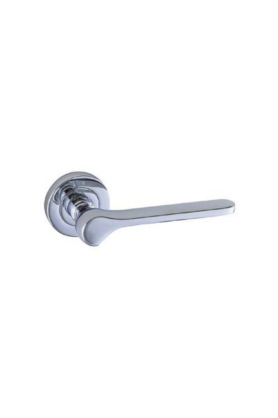 DOĞANLAR KAPI KOLLARI Doğanlar Chrome Anka Zamak Badge Room Door Handle (04 012 018012810)