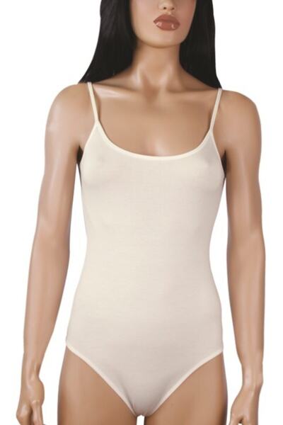 YILDIZ Body de damă, bej, cu curele de frânghie, 2053-54-58-66