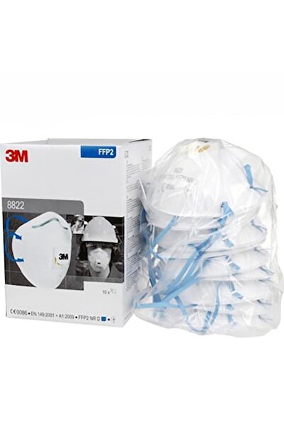 8822 Ffp2 Ventilli Toz Ve Sis Maskesi 1 Kutu 10 Adet